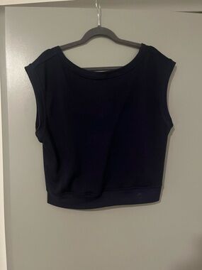 Maeve Anthropologie Size Small Women's Navy Bow-back sweater top
